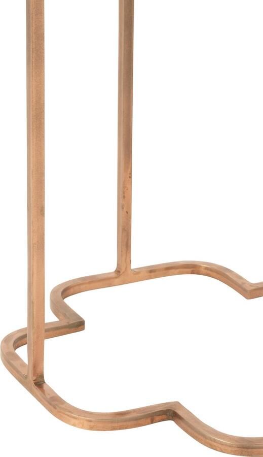 J-Line Set Van Twee Bijzettafels Ones Metaal Koper Set van 1 - Foto 2