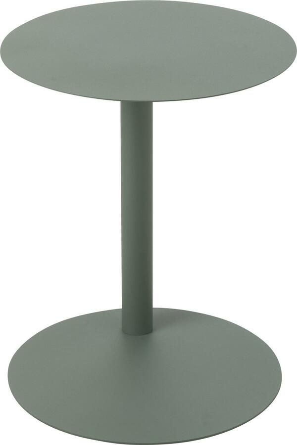 J-Line bijzettafel Rond metaal groen