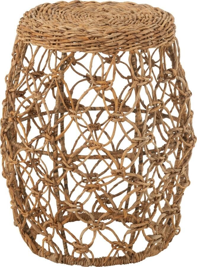 J-Line Bijzettafel Ton Metaal Bananenblad Naturel - Foto 2