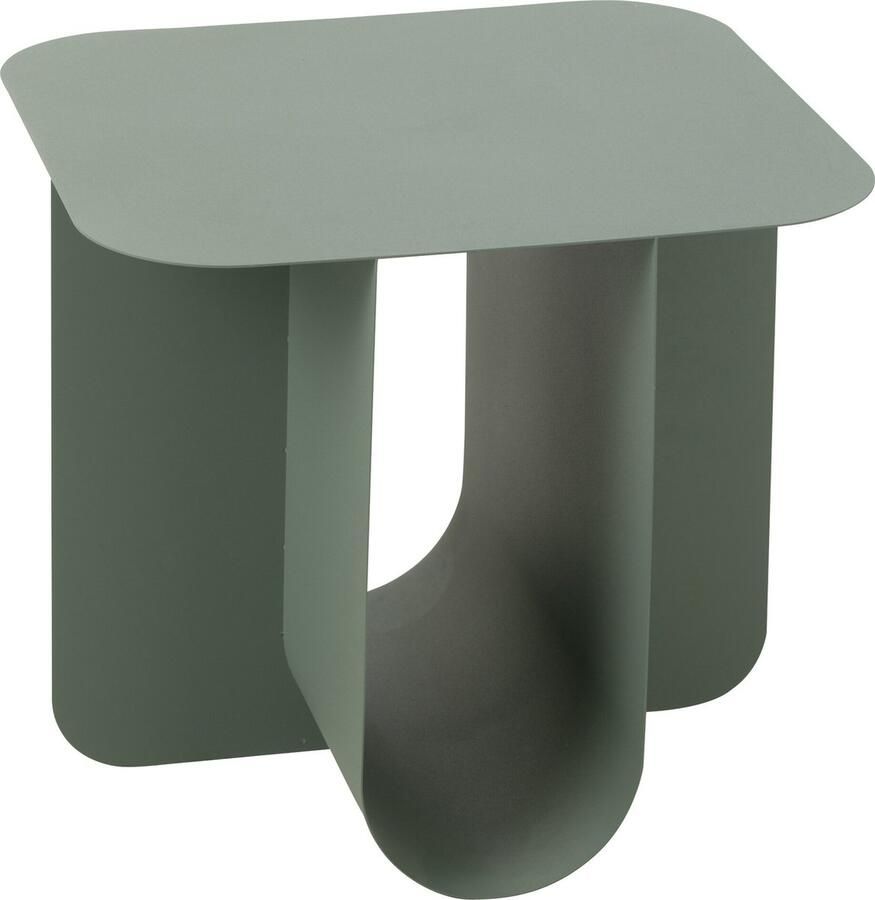 J-Line bijzettafel Vierkant metaal groen