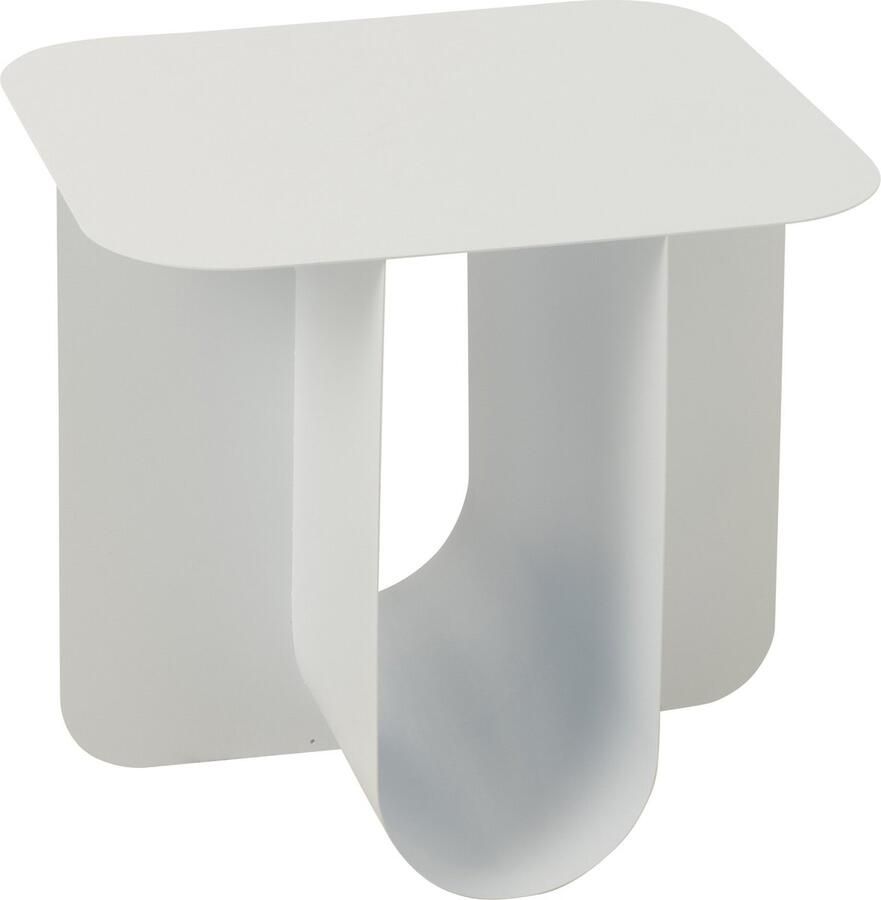 J-Line bijzettafel Vierkant metaal wit