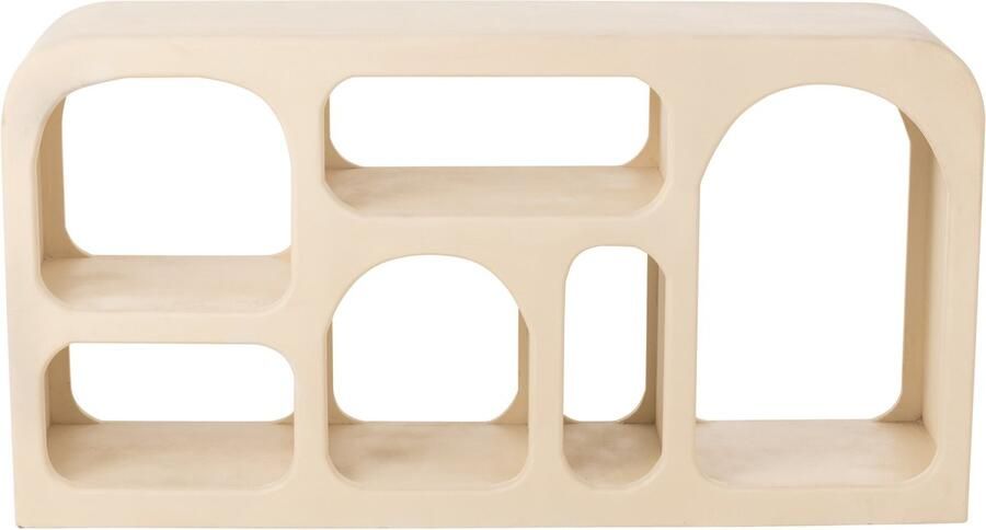 J-Line console Cave mangohout wit