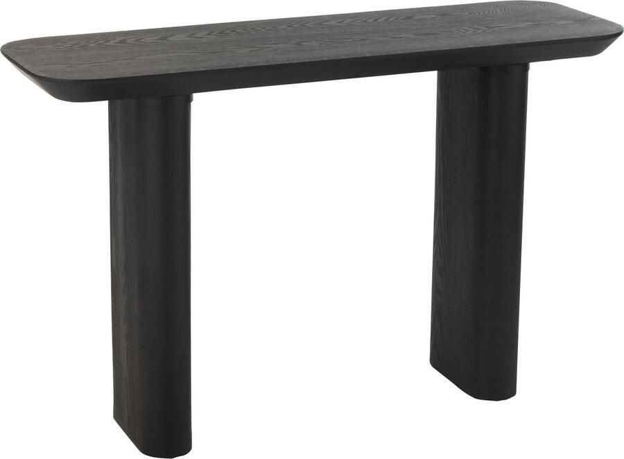 J-Line console Large Fineer hout zwart
