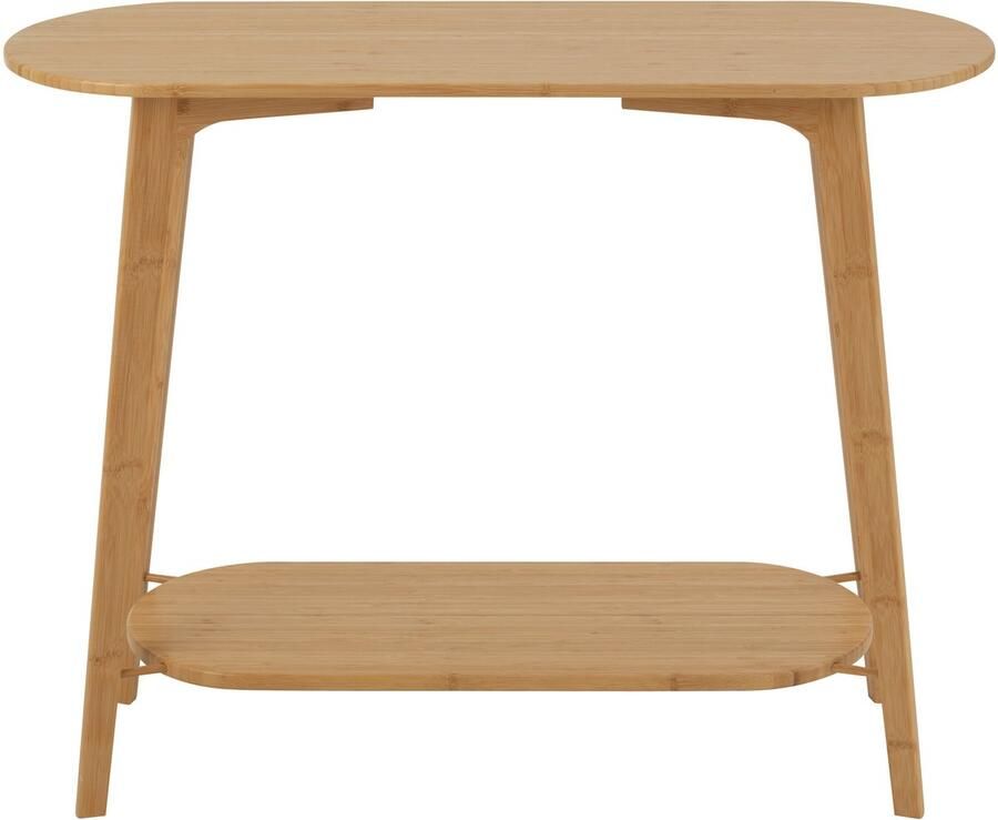 J-Line console Square bamboe naturel