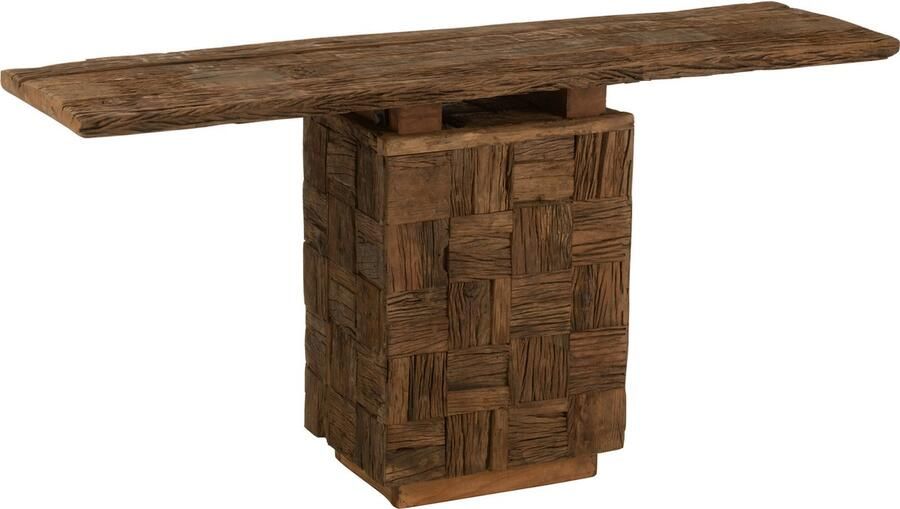 J-Line console Woody hout naturel