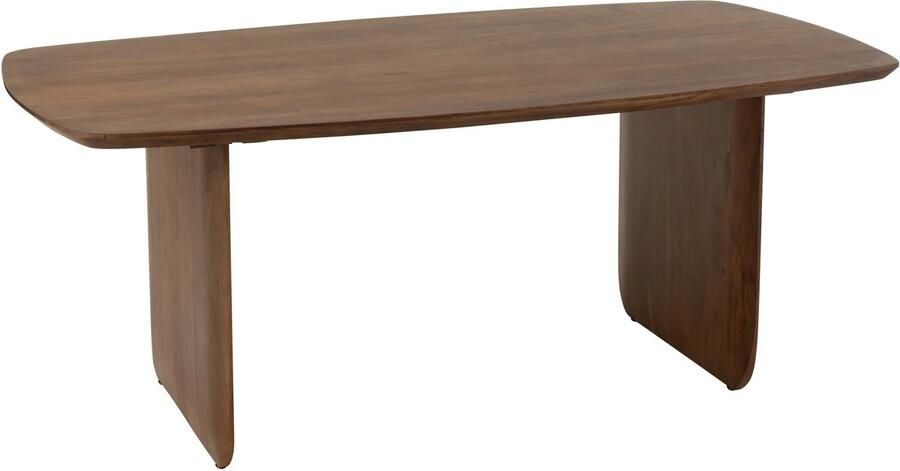 J-Line eettafel hout bruin
