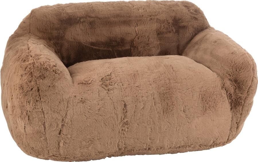 J-Line Fauteuil Cutie Polyester Taupe Large 152x110x81cm