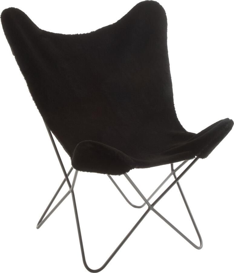 J-Line hoes Butterfly Chair Cutie kunststof zwart