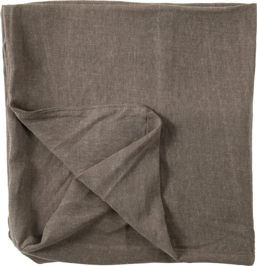 J-Line Hoes Voor Zetel+9 Kussens Monaco Linnen Xl Desert Taupe