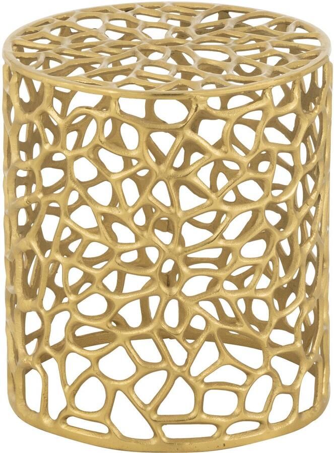 J-Line Kruk Cilinder Aluminium Goudkleurig