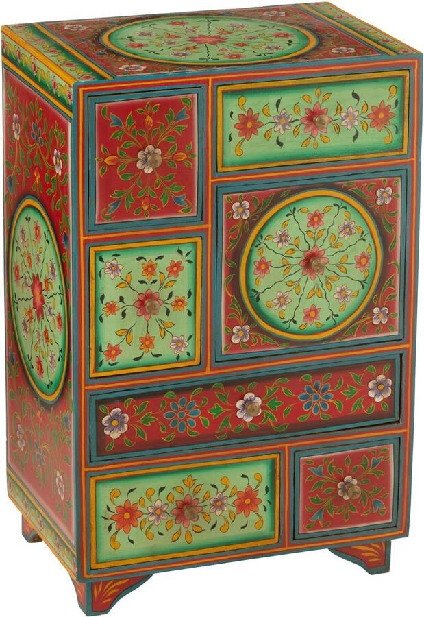 J-Line kast 7 Lades Mumbai hout mix