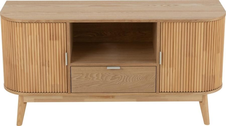 J-Line kast Rond dennenhout naturel small - Foto 2