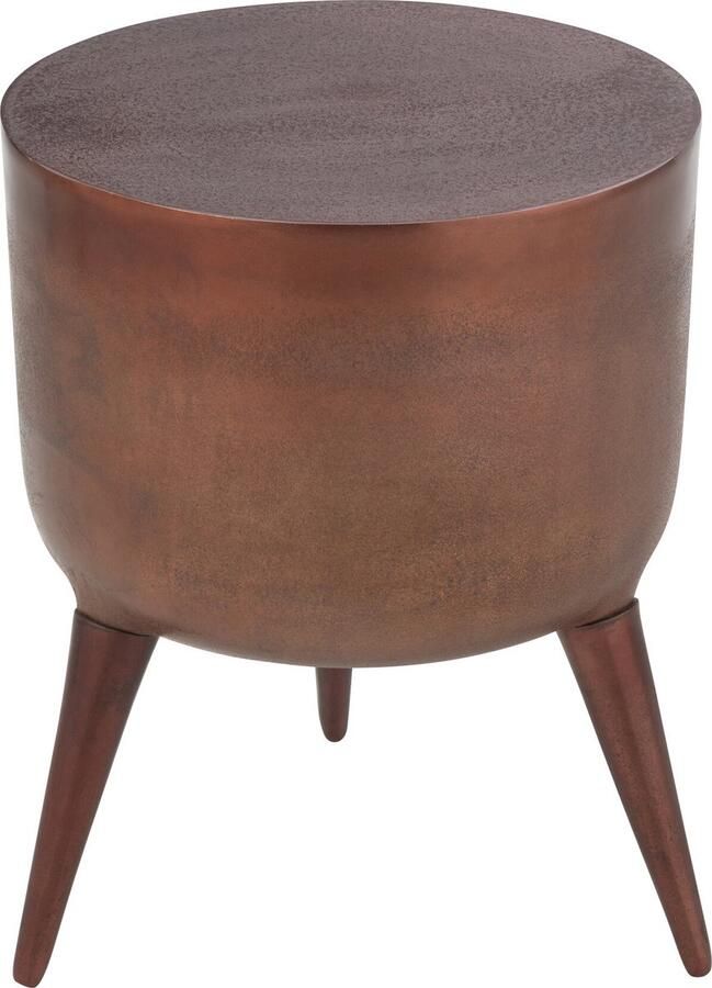 J-Line Kruk Fone Aluminium Brons 34x34x41cm