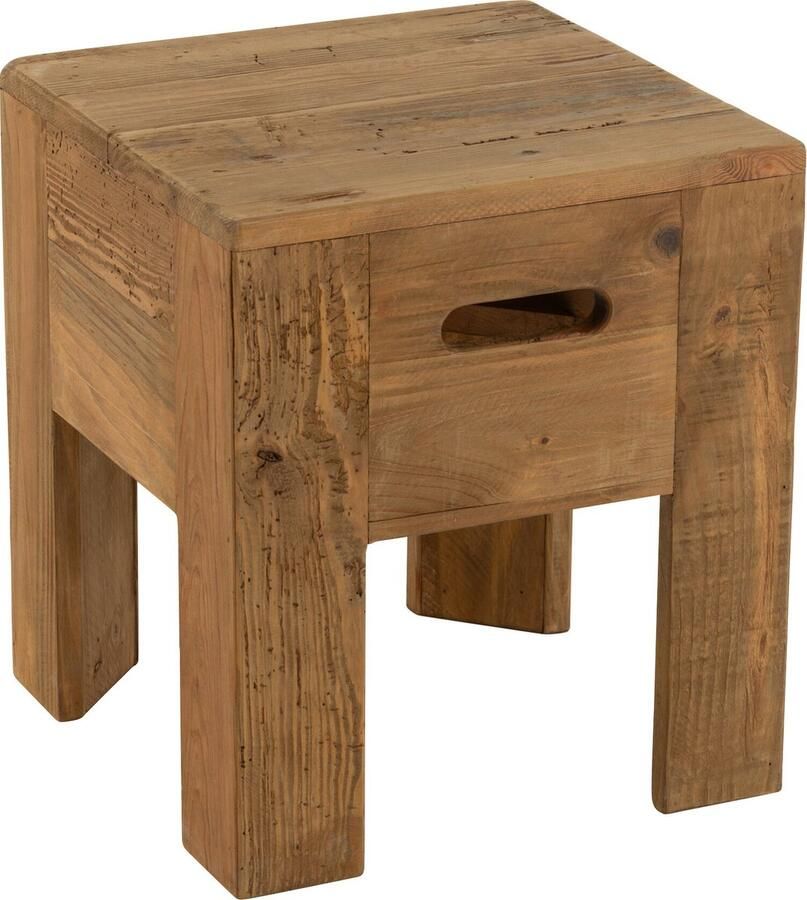 J-Line kruk Will dennenhout bruin