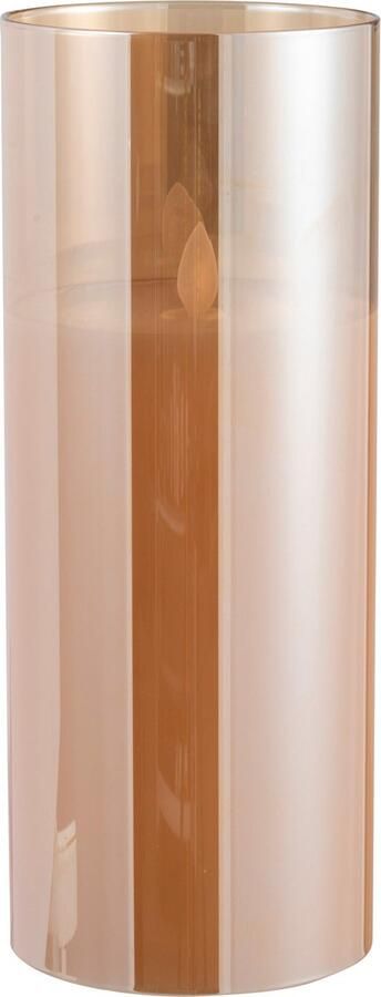 J-Line lamp blinkend glas goud large LED lichtjes