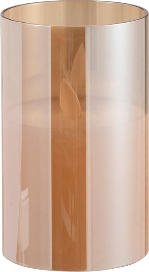 J-Line lamp Blinkend glas goud small LED lichtjes