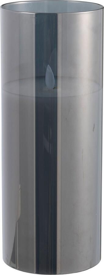 J-Line lamp Blinkend glas grijs large LED lichtjes