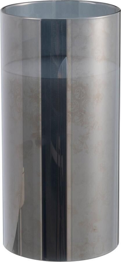 J-Line lamp Blinkend glas grijs medium LED lichtjes