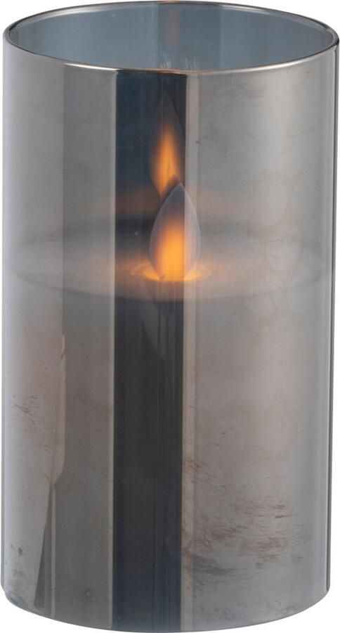 J-Line lamp Blinkend glas grijs small LED lichtjes - Foto 2