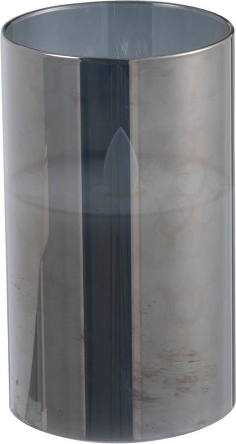 J-Line lamp Blinkend glas grijs small LED lichtjes