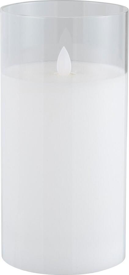 J-Line lamp Blinkend glas transparant medium LED lichtjes