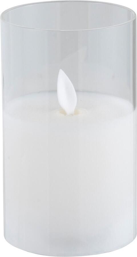 J-Line lamp Blinkend glas transparant small LED lichtjes