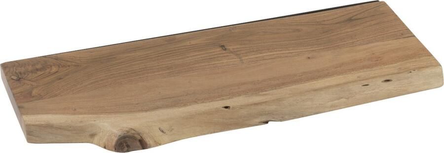J-Line wanddecoratie Gerard Acacia hout naturel small