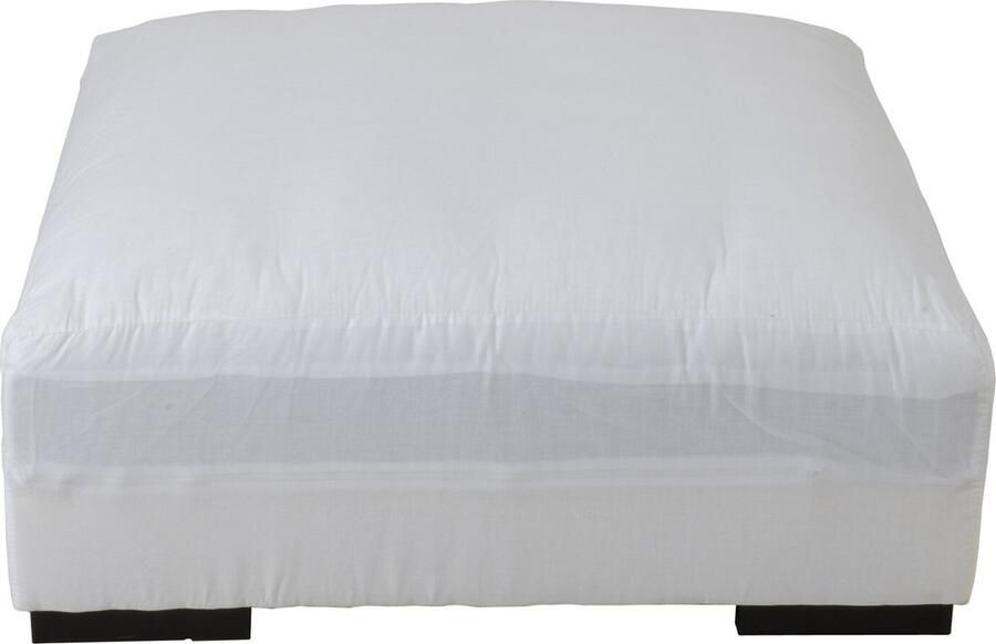 J-Line onderstel Poef Monaco Exclusief Hoes textiel wit