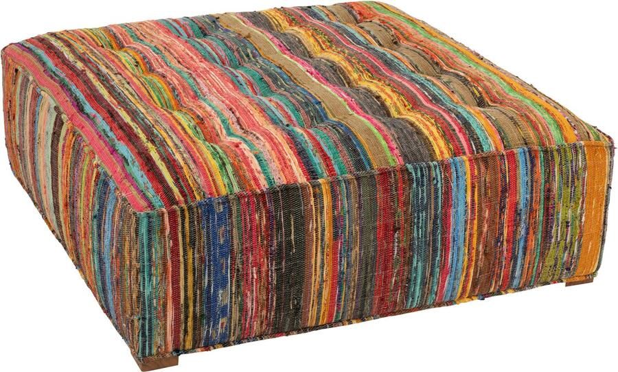 J-Line poef matras Chindi katoen polyester mix