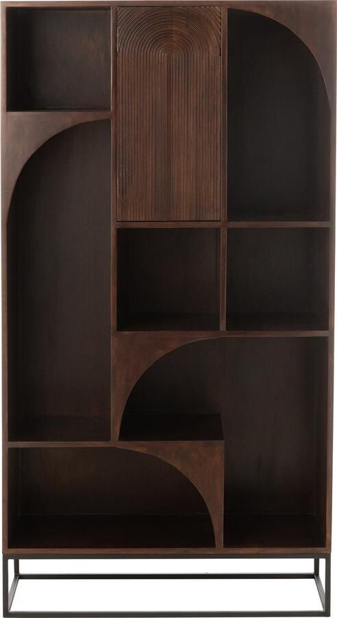 J-Line rek Mode mango hout mdf bruin