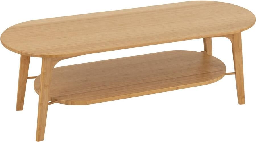 J-Line salontafel Vierkant bamboe naturel - Foto 2