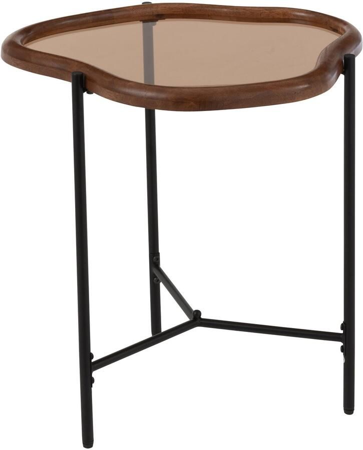 J-Line Salontafel Zir Glas Meerkleurig