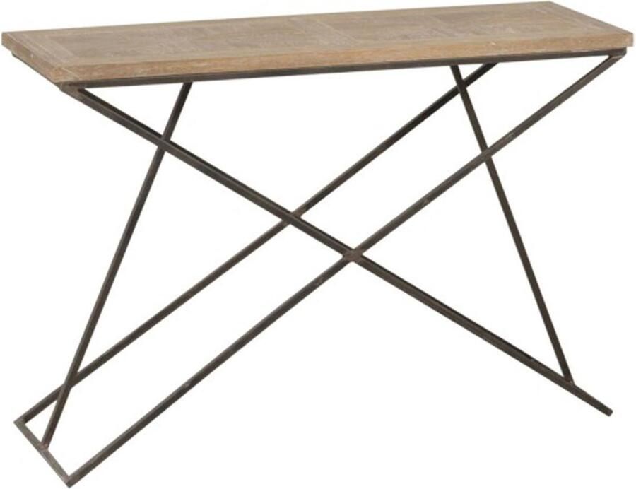 J-Line Sidetable angle teak 80 x 120 x 38