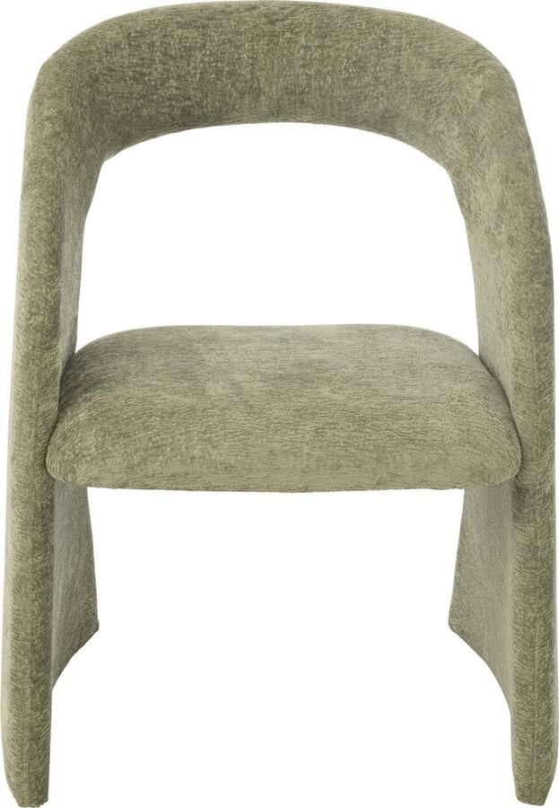 J-Line stoel Anise textiel muntgroen