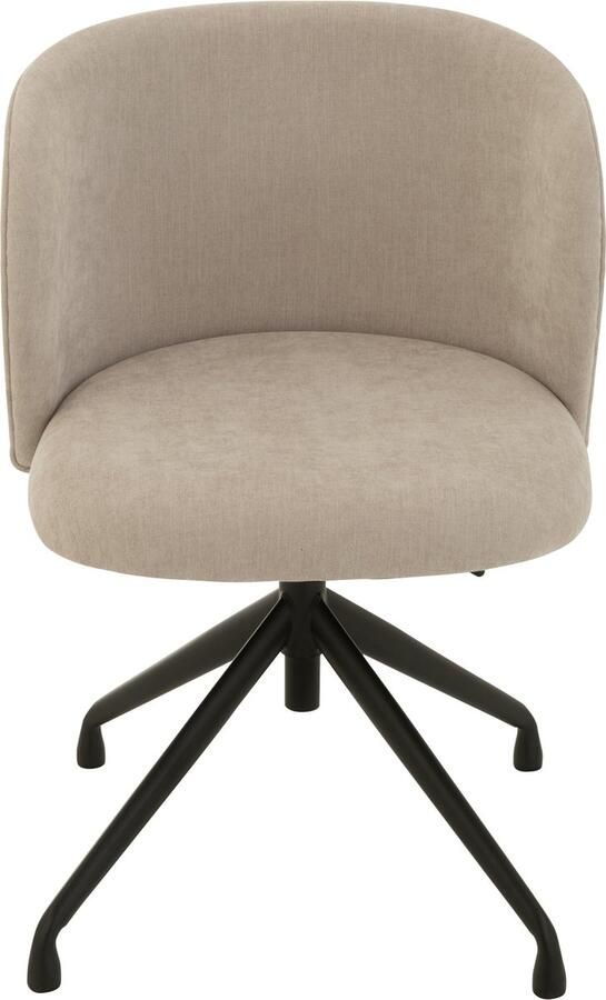 J-Line Stoel Turn Up Down Textiel Beige