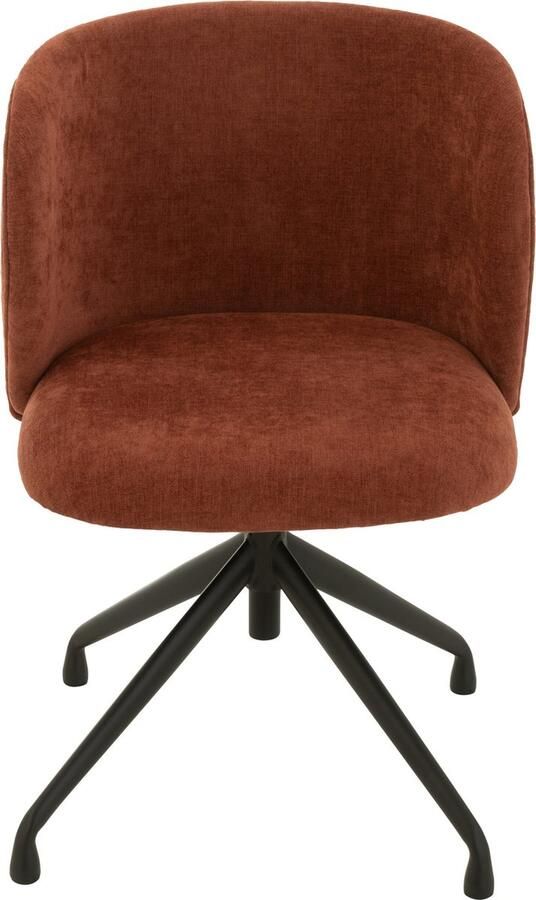 J-Line stoel Turn Up Down textiel bordeaux