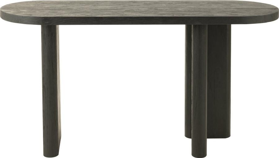J-Line tafel Teak hout zwart
