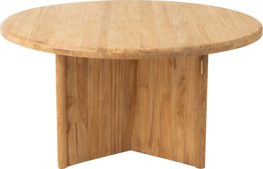 J-Line tafel Rond Teak hout naturel