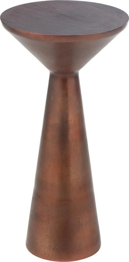 J-Line Tafel Tri Aluminium Brons 33x33x64cm