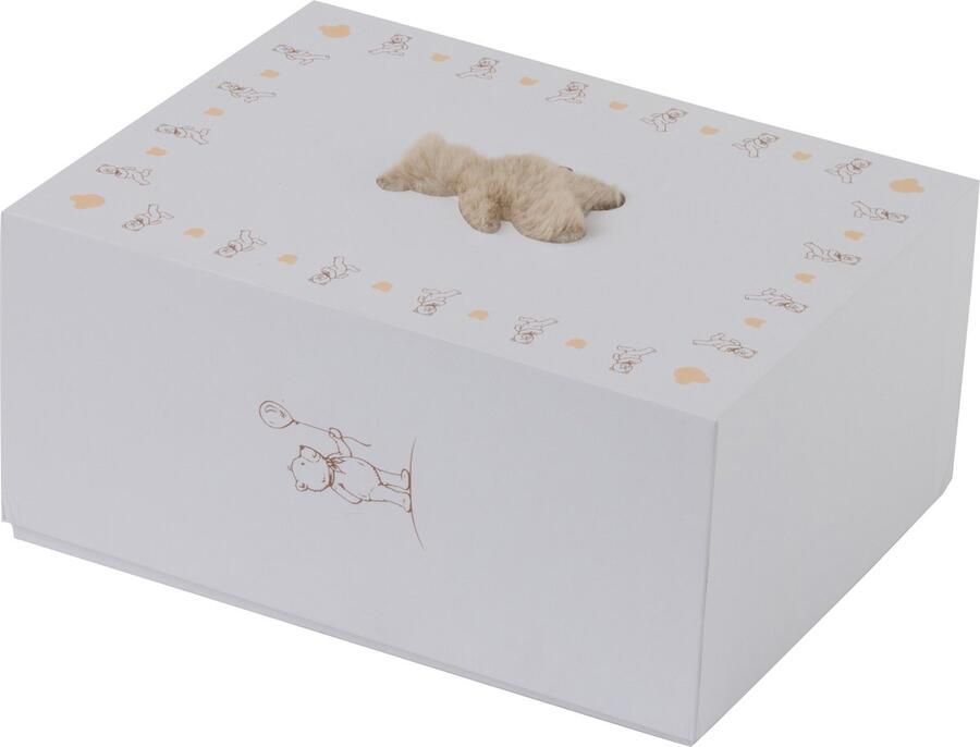 J-Line Beer tapijt vloerkleed polyester beige woonaccessoires Vloerkleed 103 x 82 cm