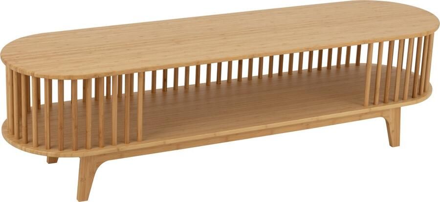 J-Line TV kast Live bamboe naturel - Foto 2