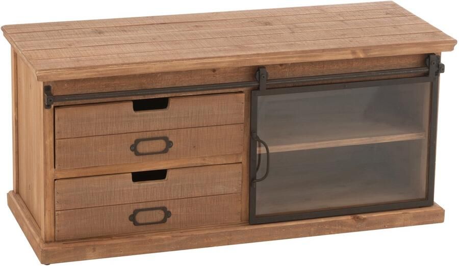 J-Line tv kast Sia hout naturel