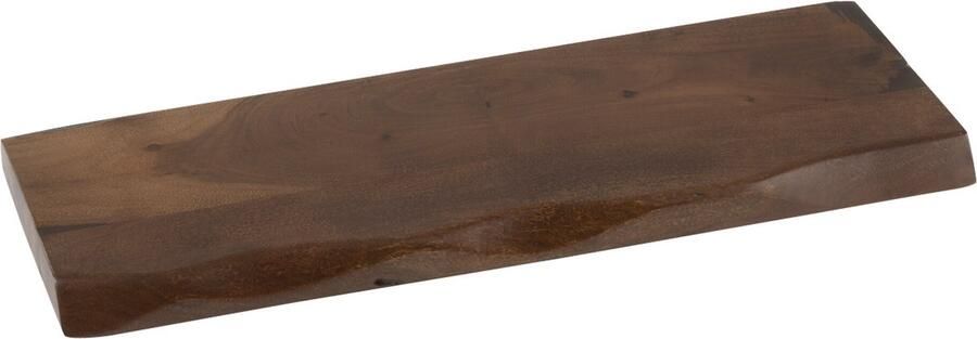 J-Line wanddecoratie Gerard Acacia hout bruin small