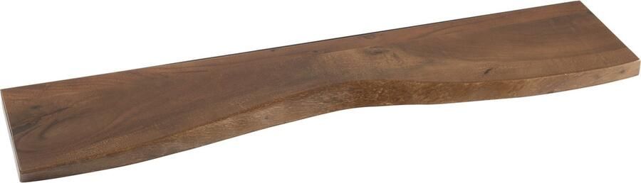 J-Line wanddecoratie Gerard Acacia hout bruin large