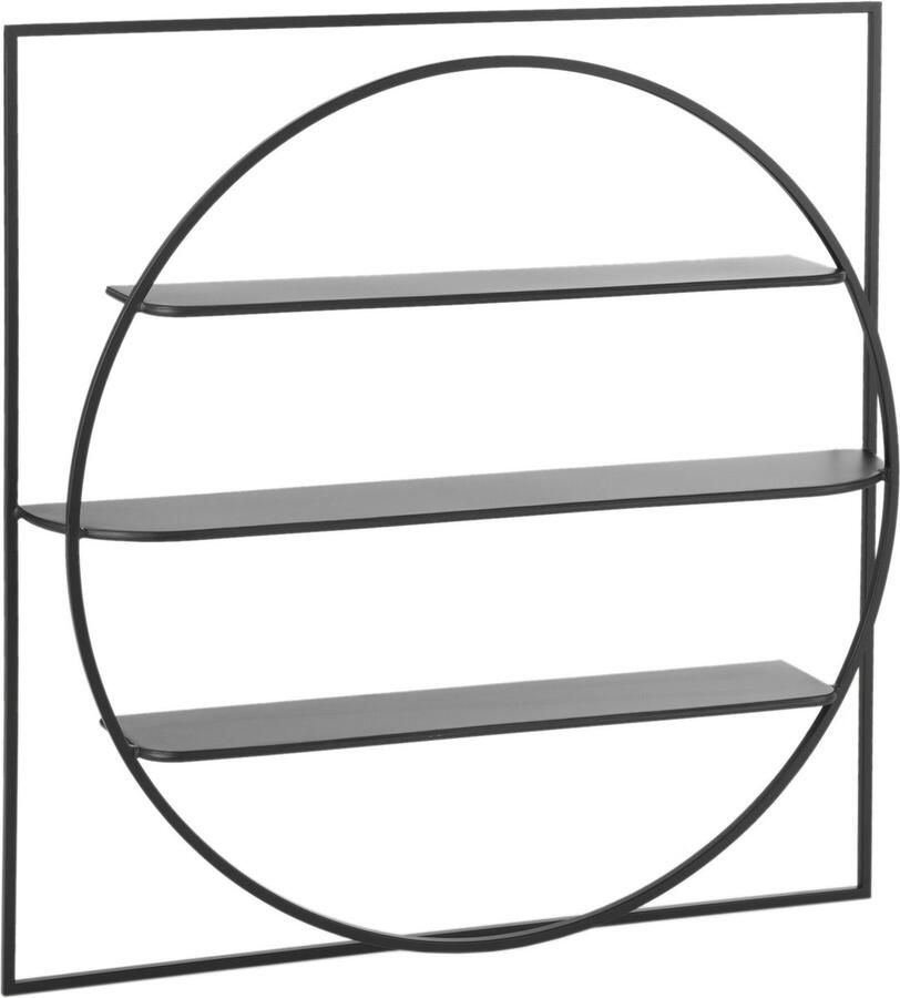 J-Line wandrek News metaal zwart