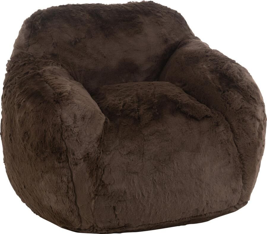 J-Line zetel Cutie polyester bruin small