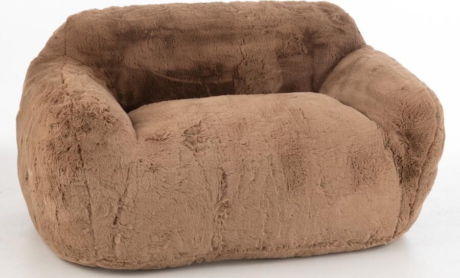 J-Line zetel Cutie polyester taupe large