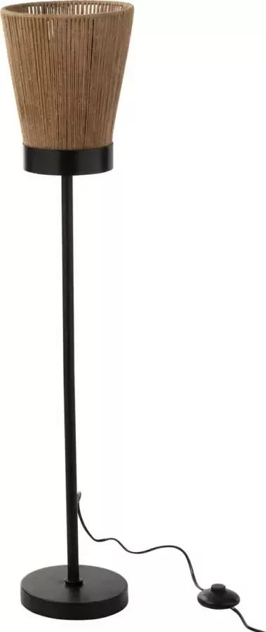 J-Line Staanlamp Luna Jute Beige Medium - Foto 1