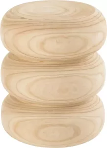 J-Line Kruk Bijzettafel Marc Masief Hout Naturel H=40 cm