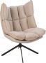 J-Line stoel Relax Kussen Op Frame textiel metaal beige - Thumbnail 2